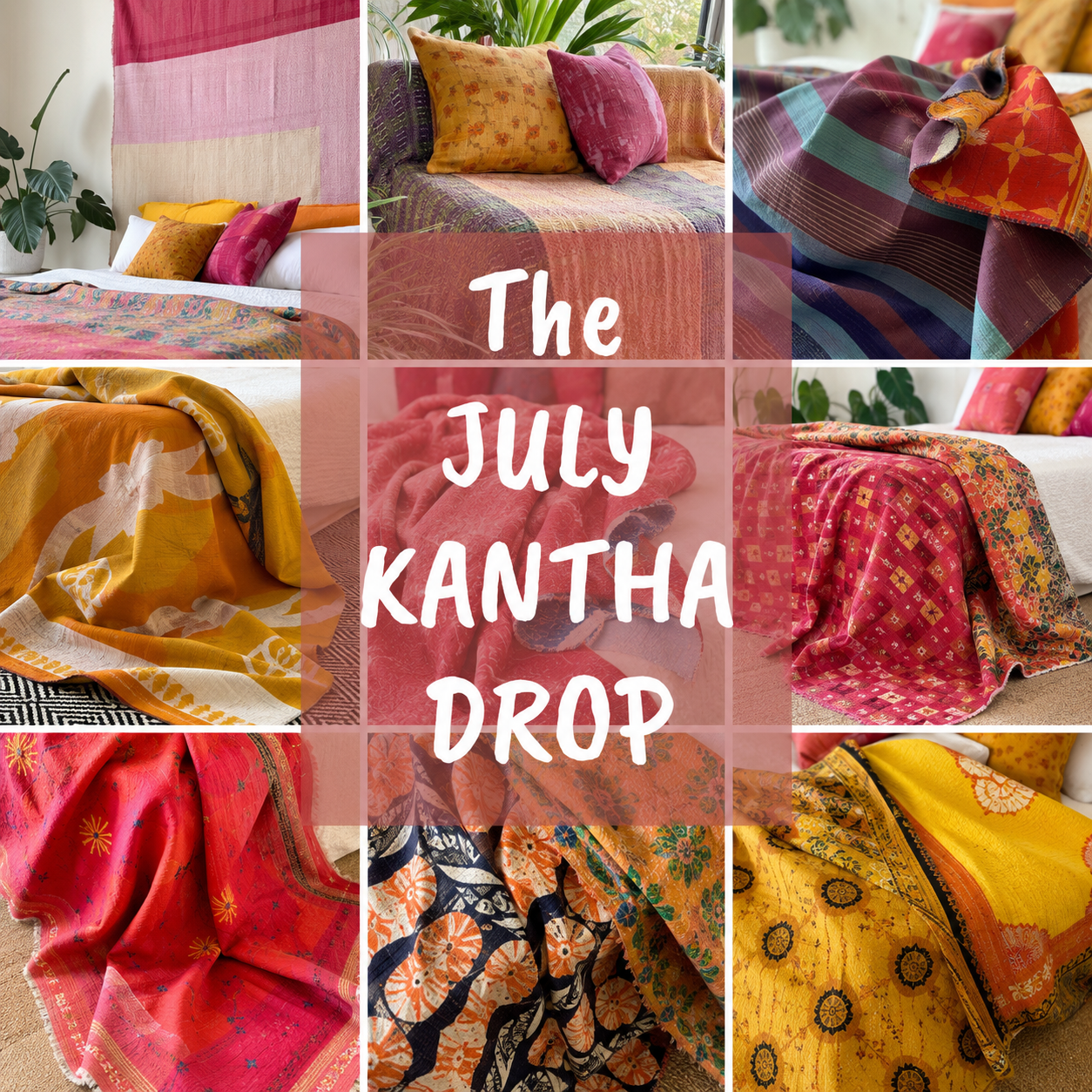 VINTAGE KANTHA QUILTS