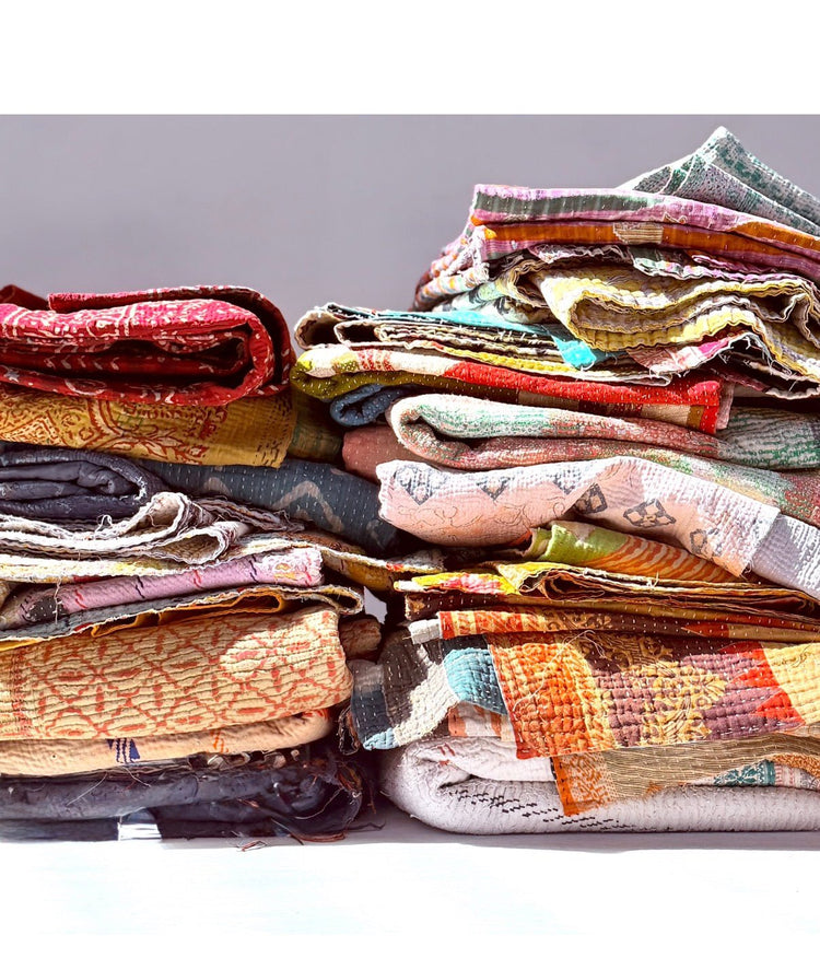 VINTAGE KANTHA QUILTS - Biggs & Hill