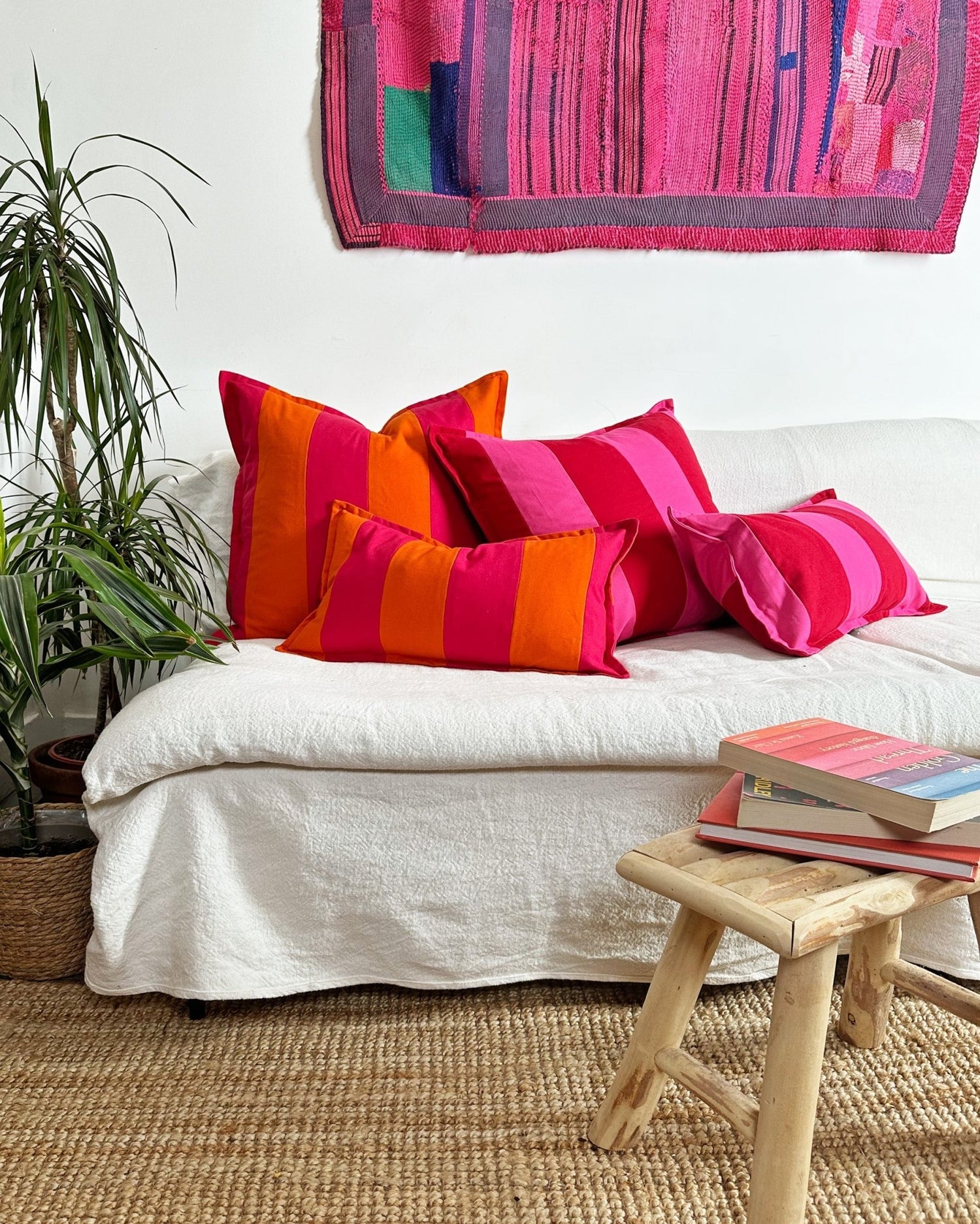 Handmade cotton and linen cushions - Biggs & Hill