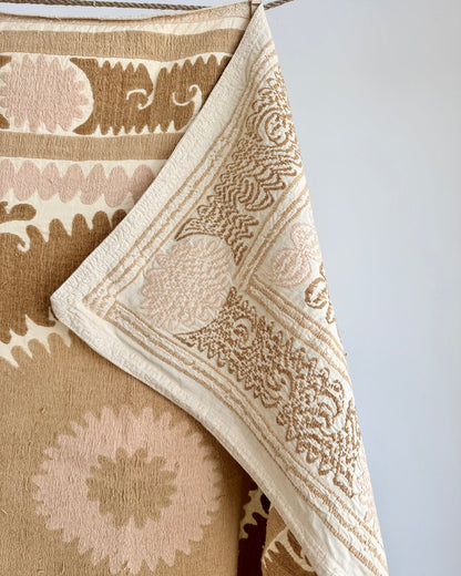Uzbek Suzani Wall Hanging With Cotton Hand Embroidery 02 - Biggs & Hill