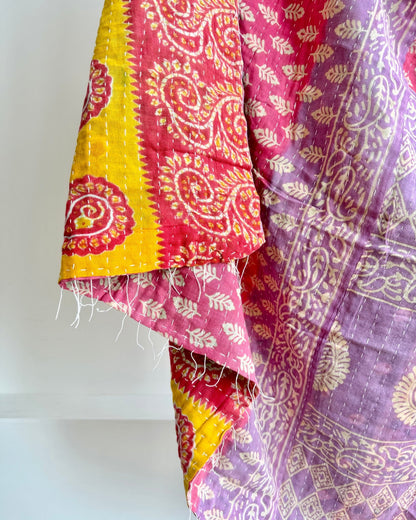 Vintage Sari Kantha Quilt 4 - Biggs & Hill