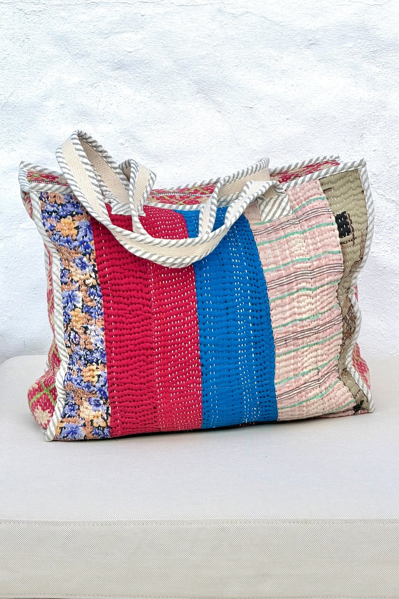 Vintage Kantha Tote Bag 06 - Biggs & Hill