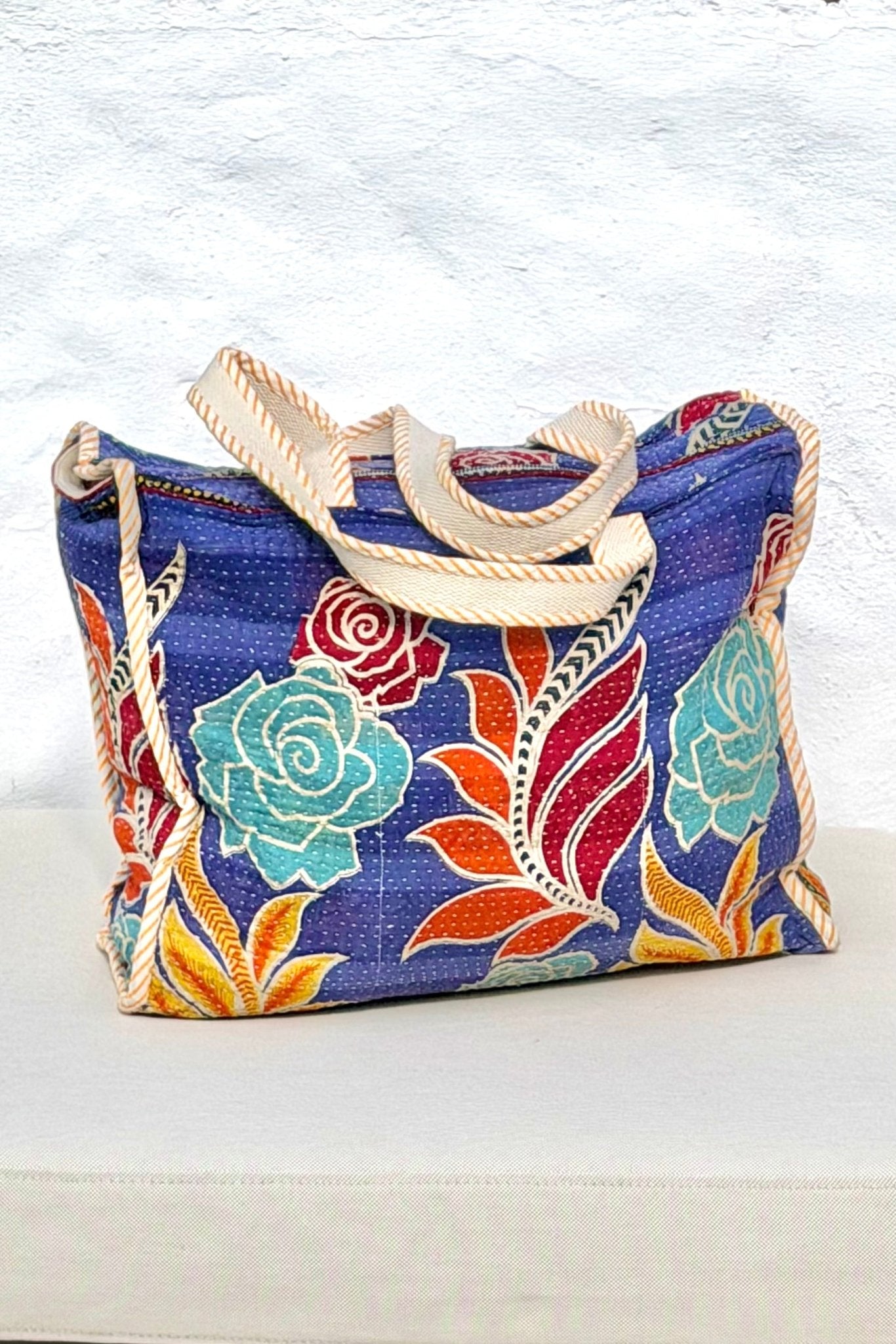 Vintage Kantha Tote Bag 01 - Biggs & Hill