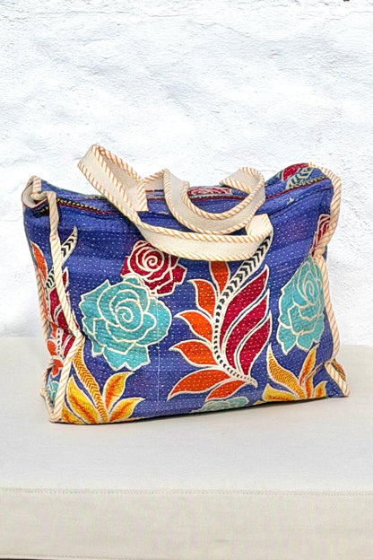 Vintage Kantha Tote Bag 01 - Biggs & Hill