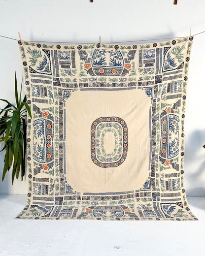 Chinese Double Sided Printed Textile or Bedcover - Biggs & Hill