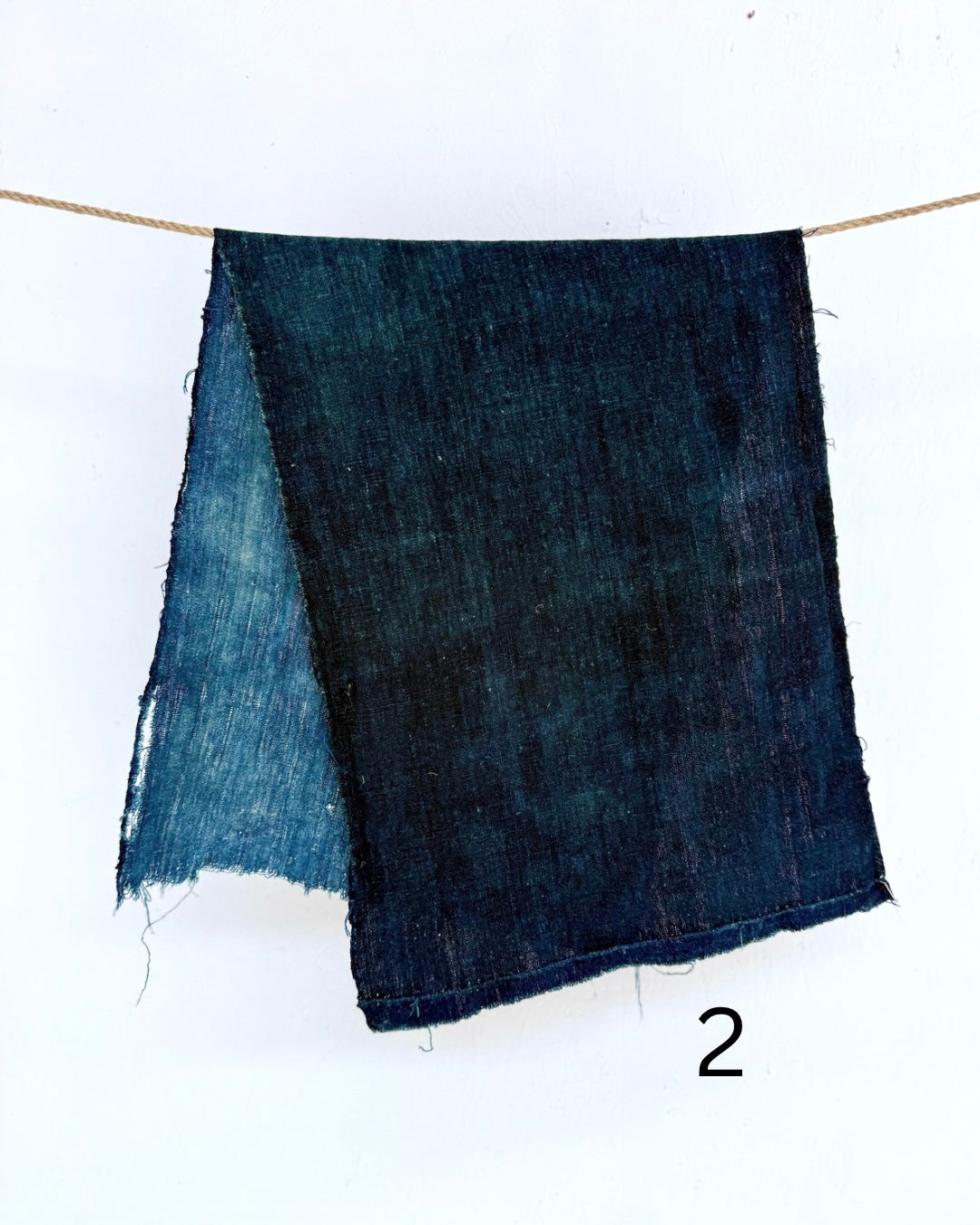 Vintage Handloom Indigo Cotton from Laos