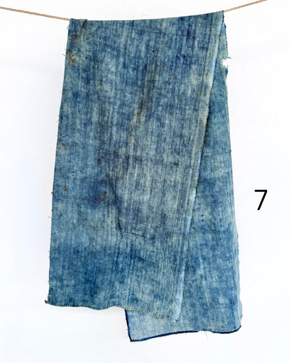 Vintage Handloom Indigo Cotton from Laos