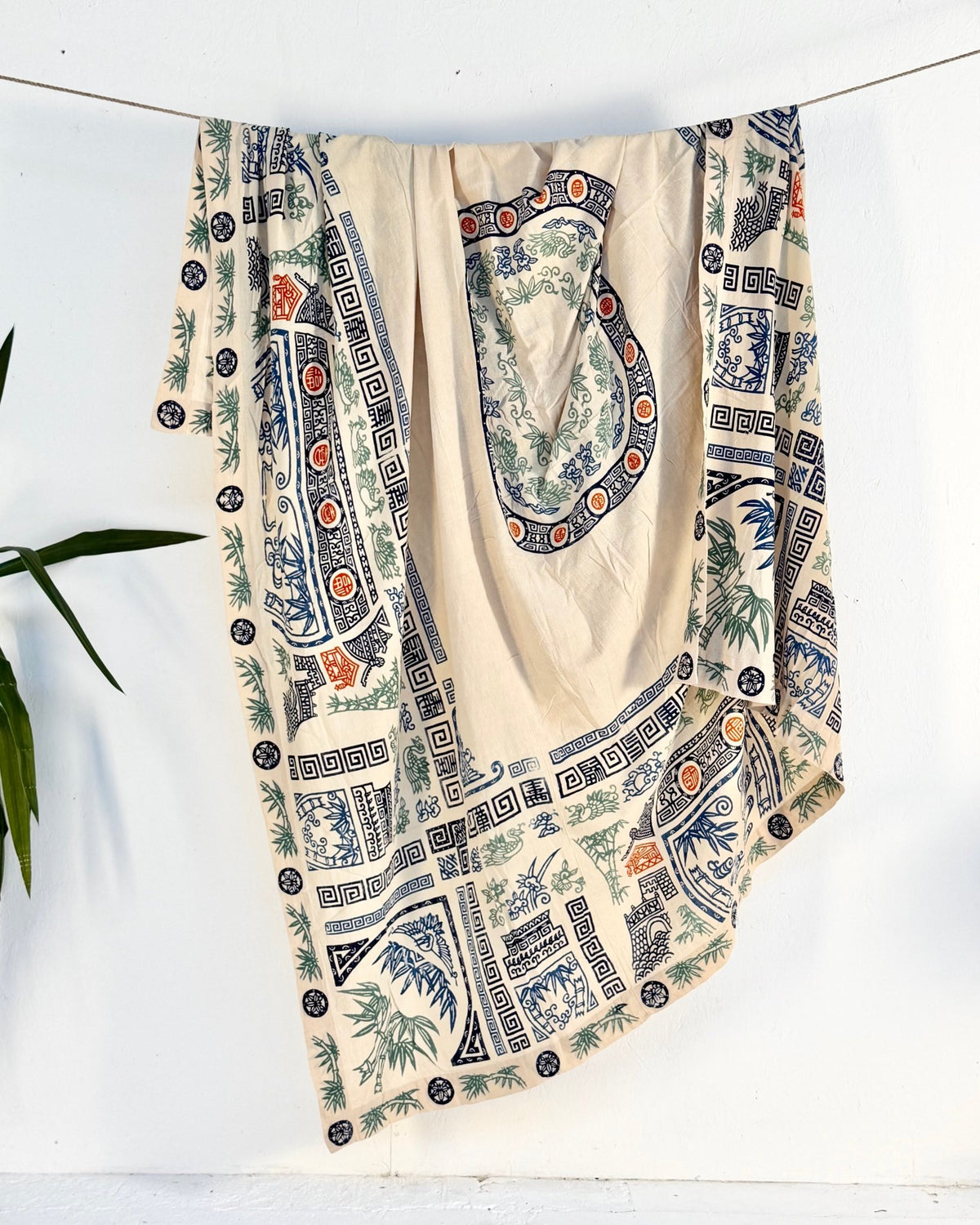 Chinese Double Sided Printed Textile or Bedcover - Biggs & Hill