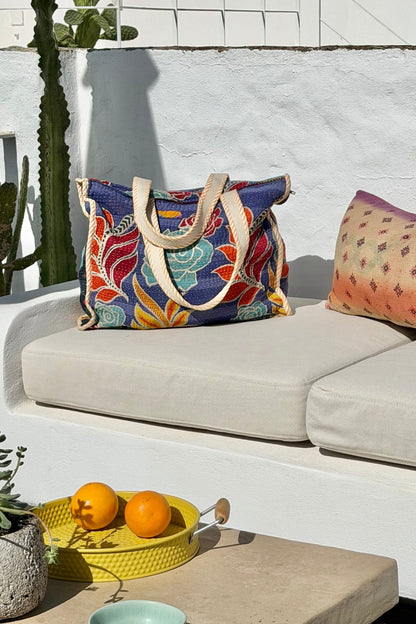 Vintage Kantha Tote Bag 01 - Biggs & Hill