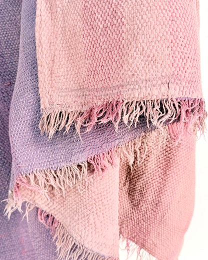 Project Kantha Quilt: Heavyweight Purple and Pink with Embroidery