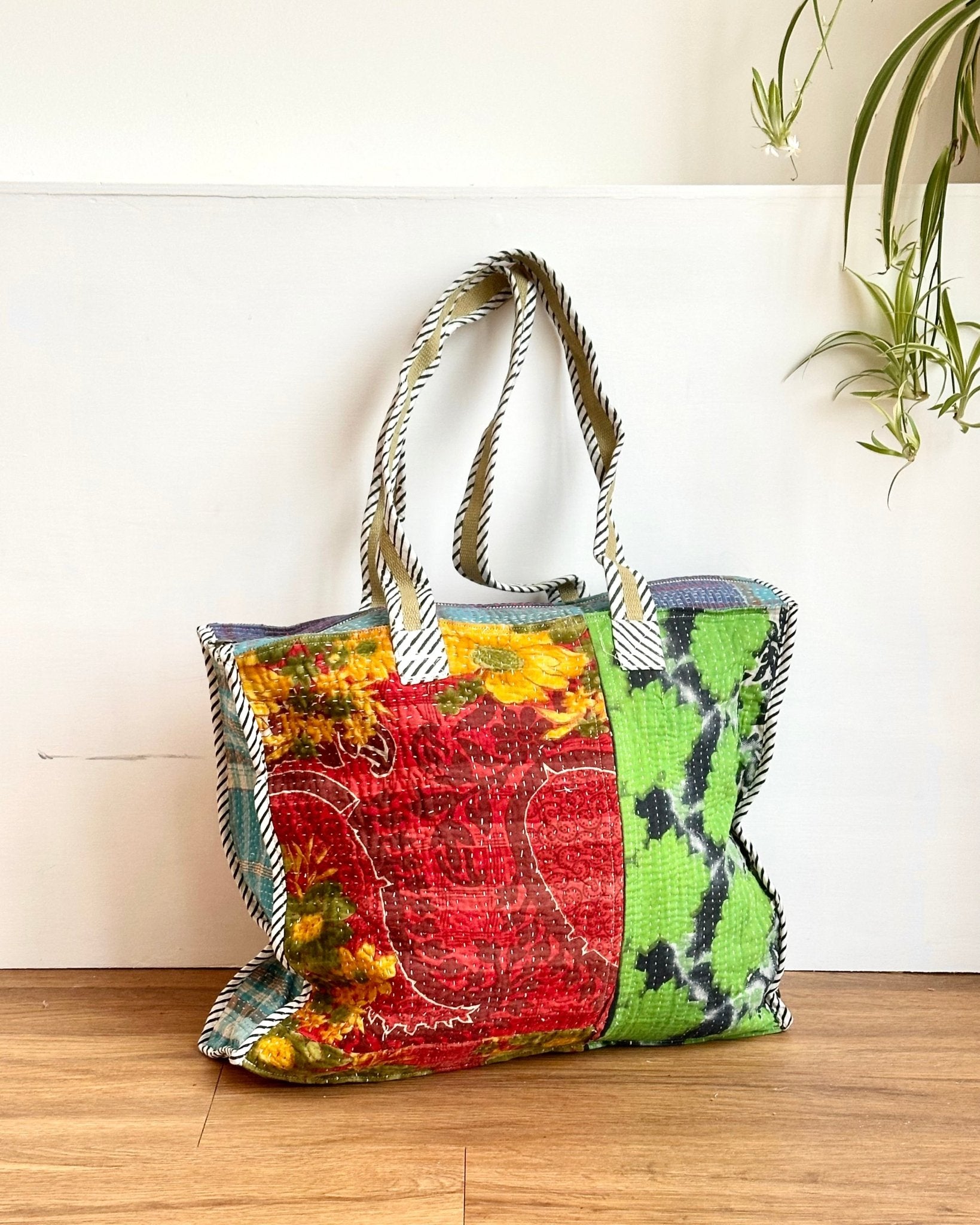 Vintage Kantha Tote Bag 05 - Biggs & Hill