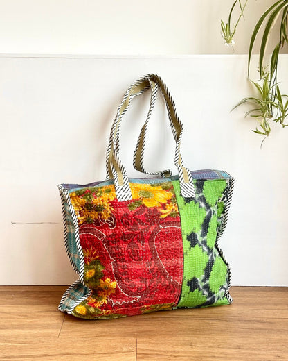 Vintage Kantha Tote Bag 05 - Biggs & Hill