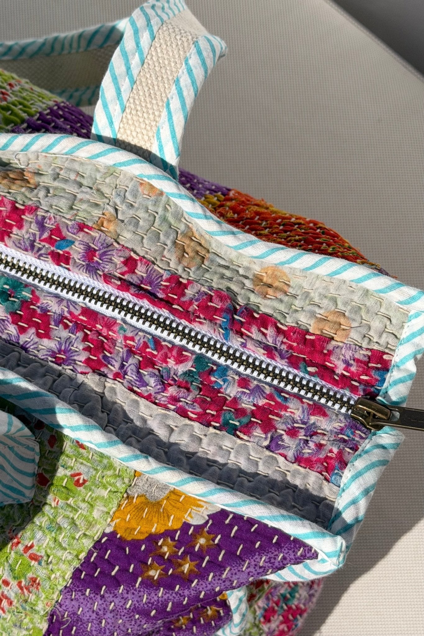 Vintage Kantha Tote Bag 03 - Biggs & Hill