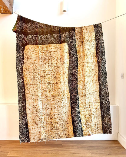 Sari Fabric Kantha Quilt 23 - Biggs & Hill