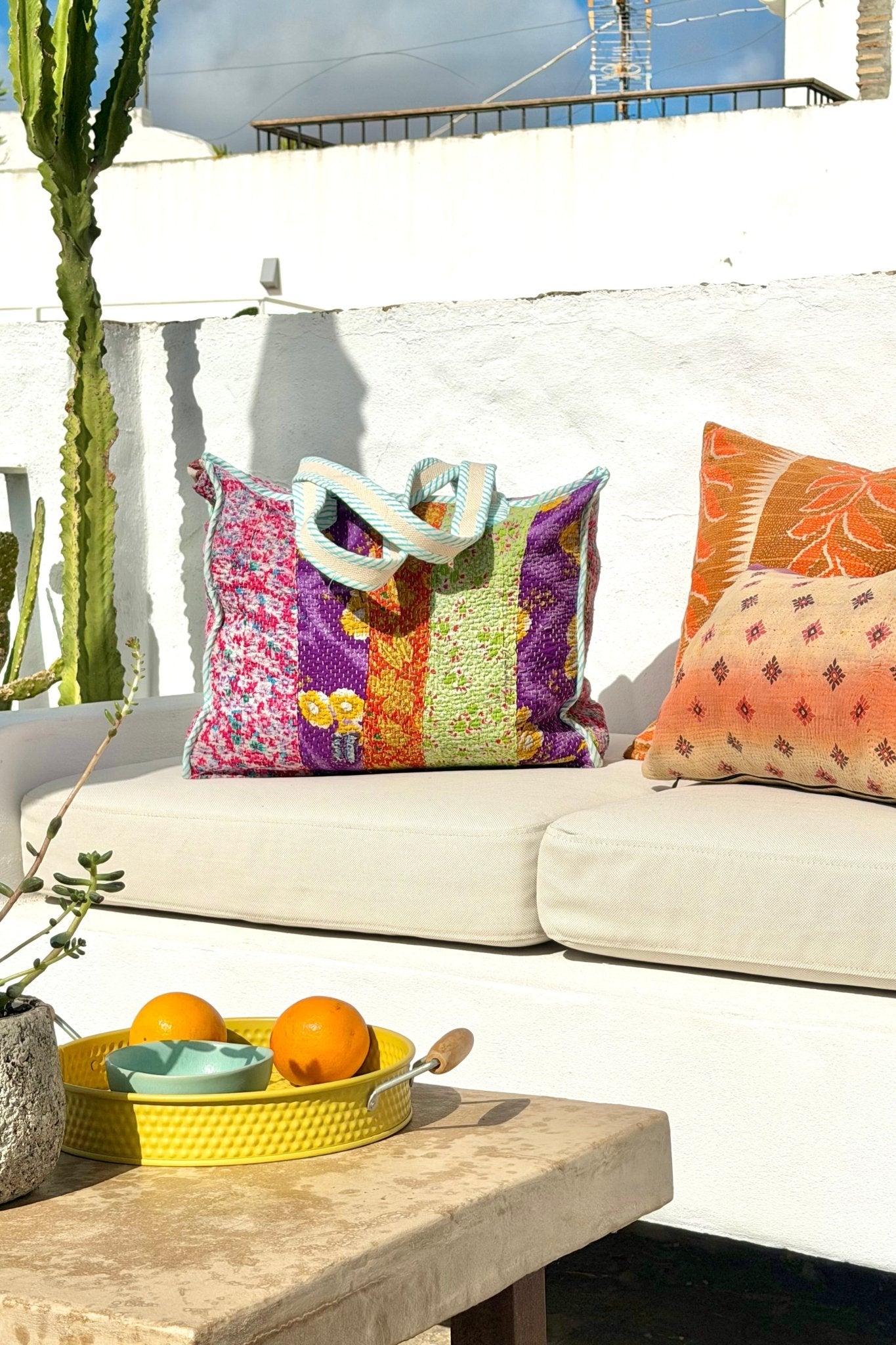 Vintage Kantha Tote Bag 03 - Biggs & Hill