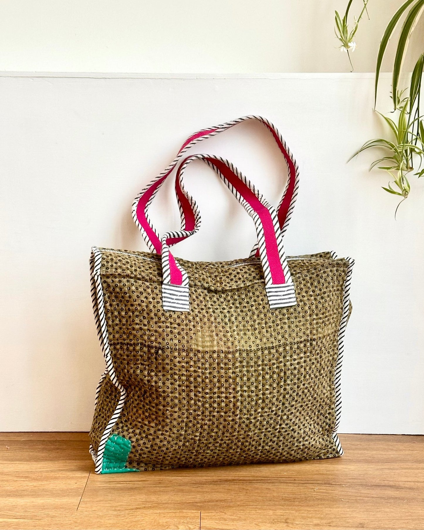 Vintage Kantha Tote Bag 04 - Biggs & Hill