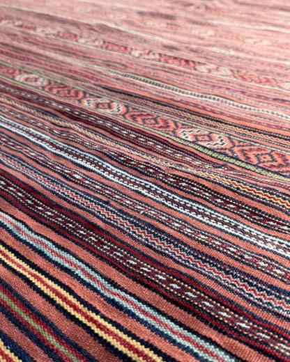 Red and Yellow Vintage Afghan Kilim Rug - Biggs & Hill