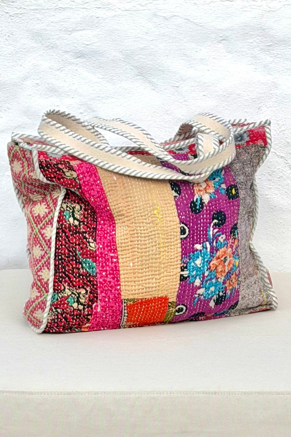Vintage Kantha Tote Bag 06 - Biggs & Hill
