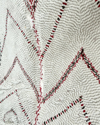 Project Kantha Quilt: Large Nakshi Kantha With Zig Zag Embroidery - Biggs & Hill