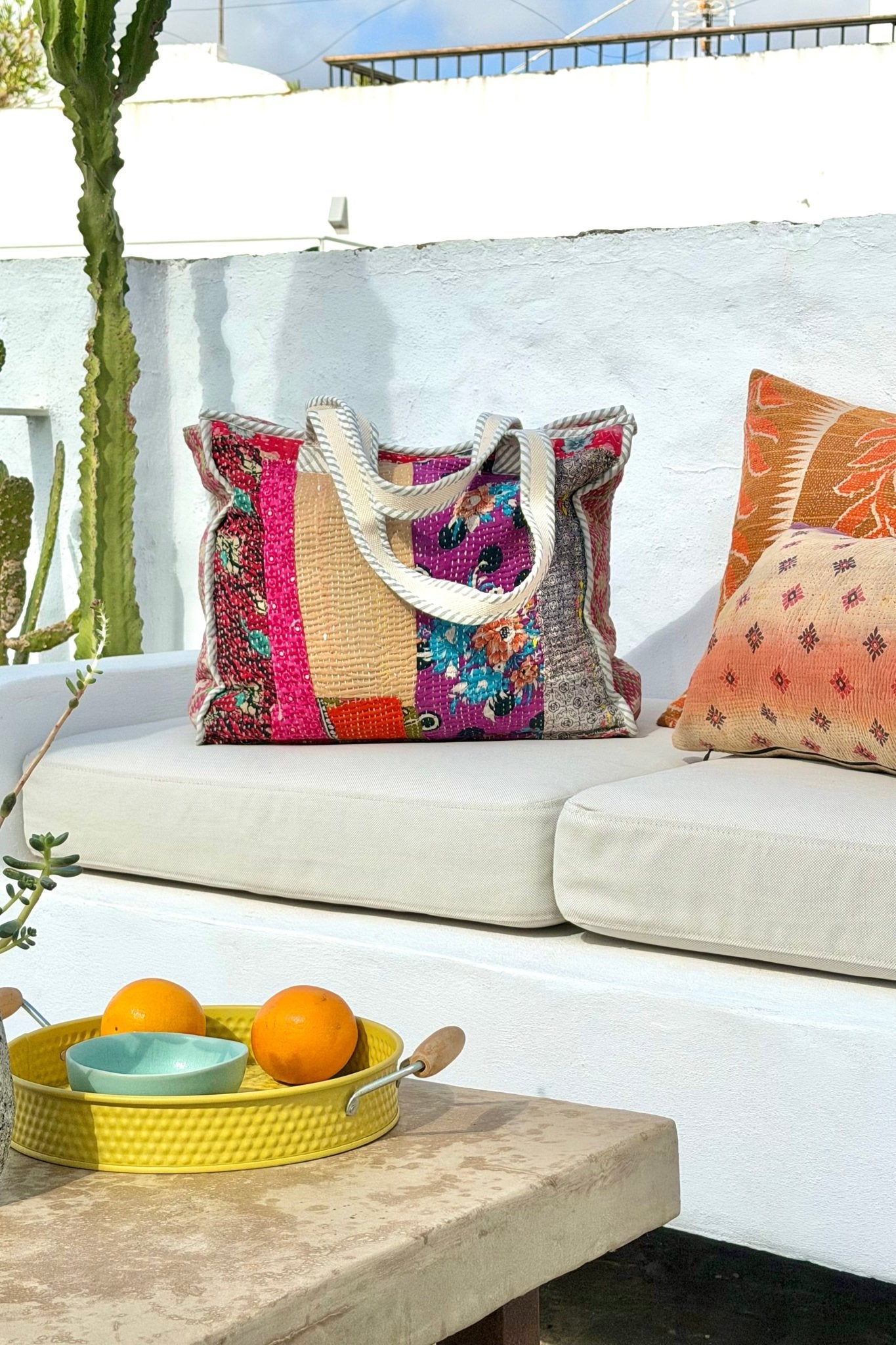 Vintage Kantha Tote Bag 06 - Biggs & Hill