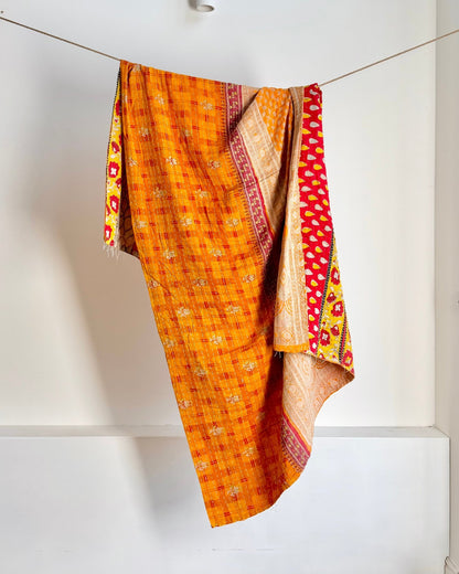 Vintage Sari Kantha Quilt 11 - Biggs & Hill