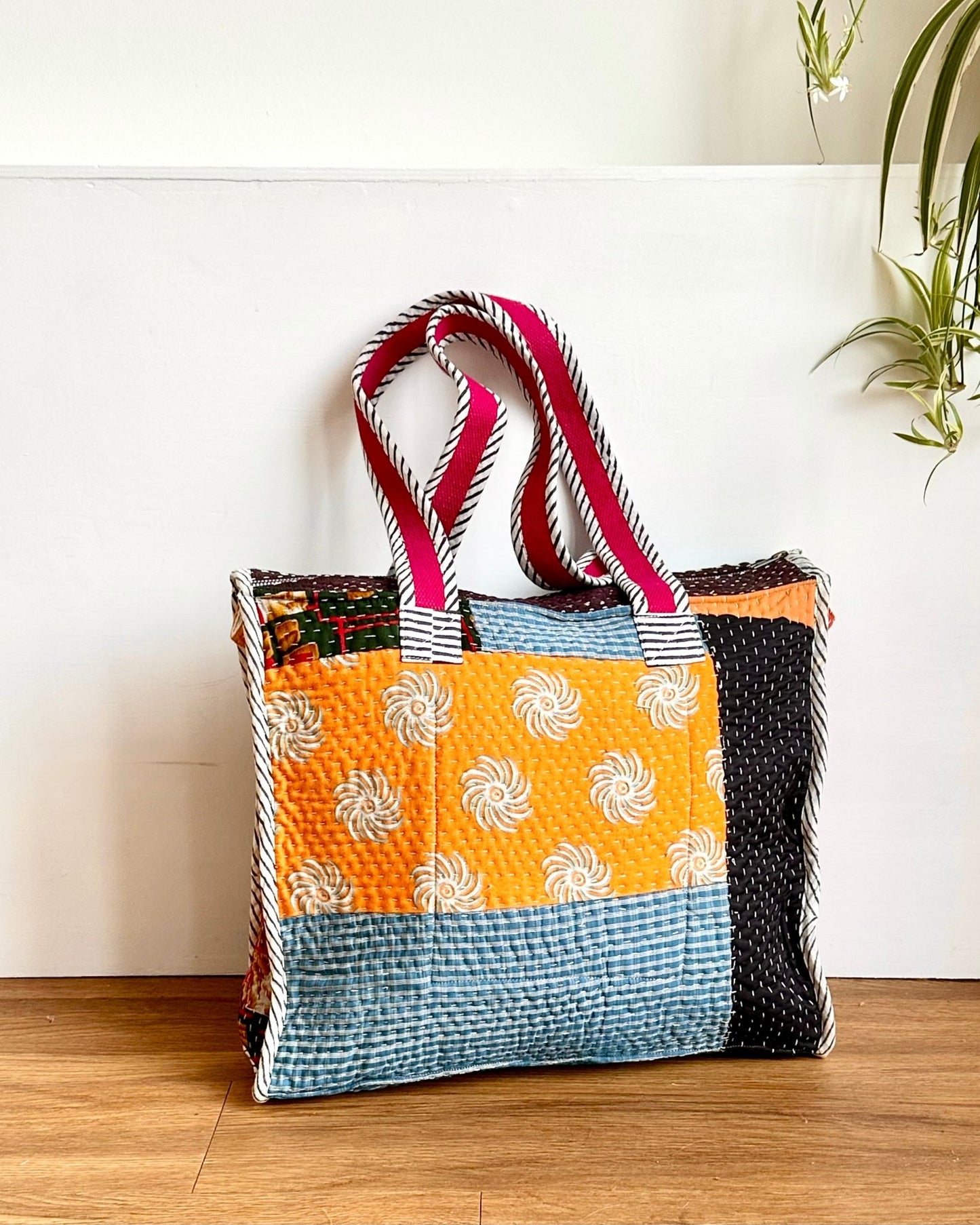 Vintage Kantha Tote Bag 12 - Biggs & Hill