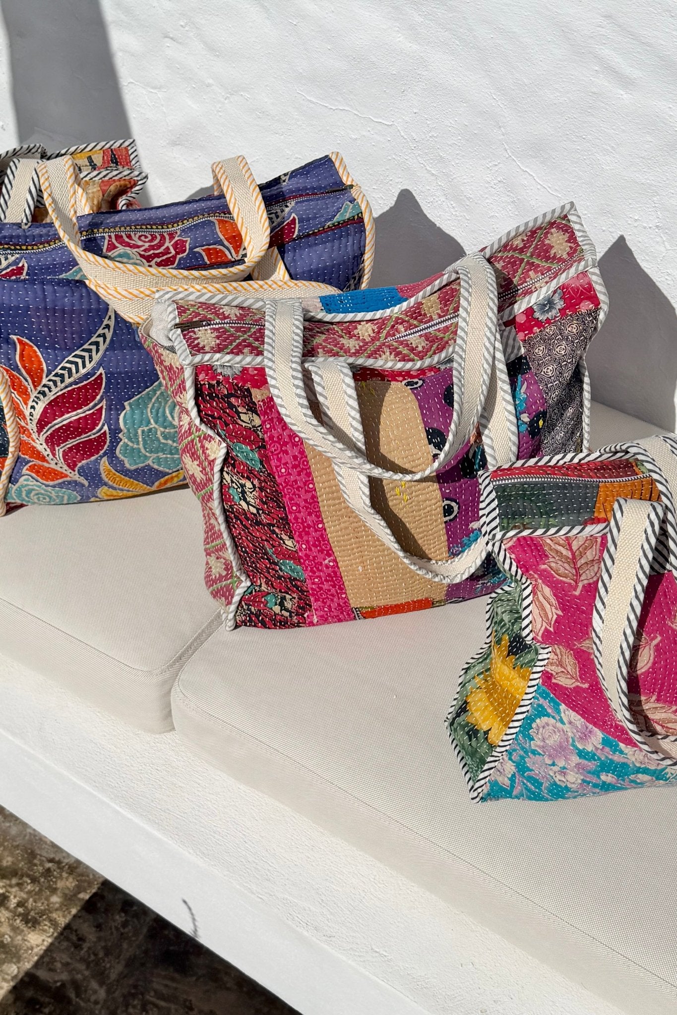 Vintage Kantha Tote Bag 06 - Biggs & Hill