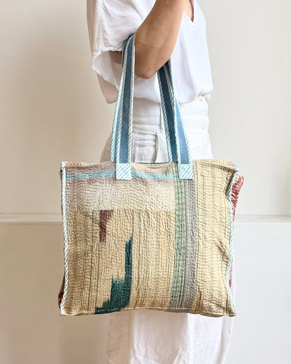 Vintage Kantha Tote Bag 13 - Biggs & Hill