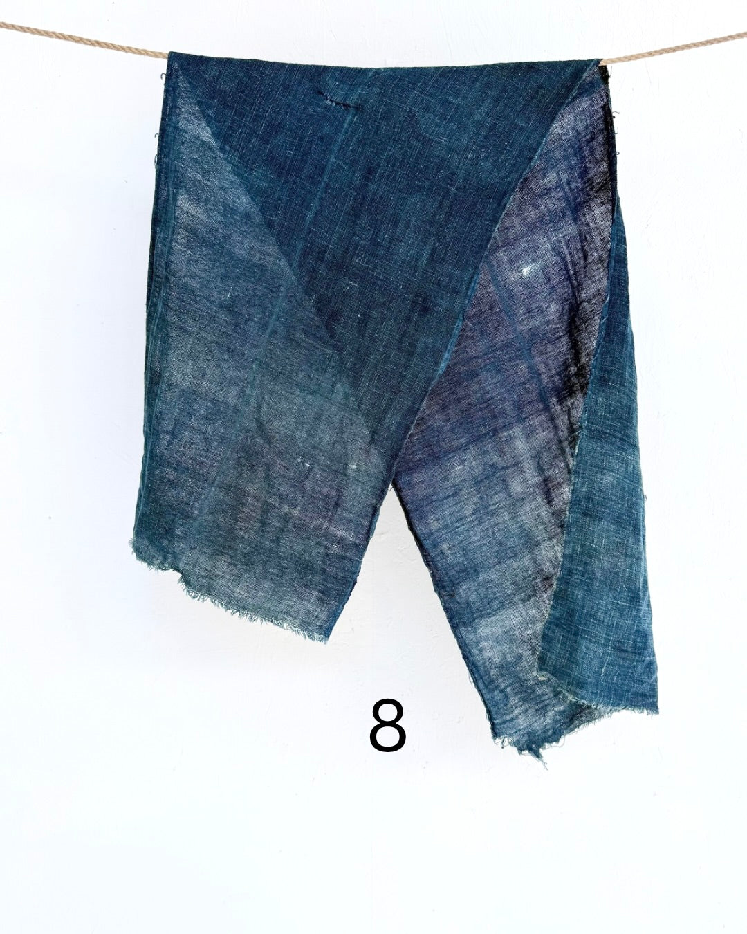 Vintage Handloom Indigo Cotton from Laos