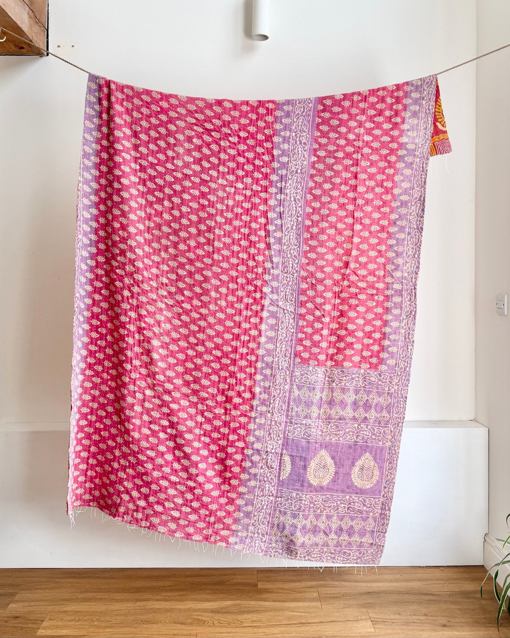 Vintage Sari Kantha Quilt 4 - Biggs & Hill
