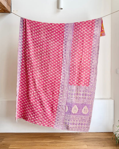 Vintage Sari Kantha Quilt 4 - Biggs & Hill