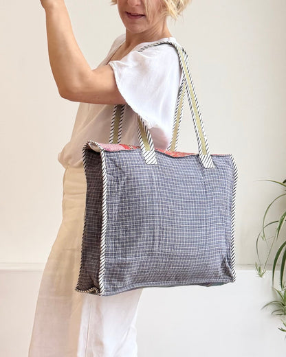 Vintage Kantha Tote Bag 03 - Biggs & Hill