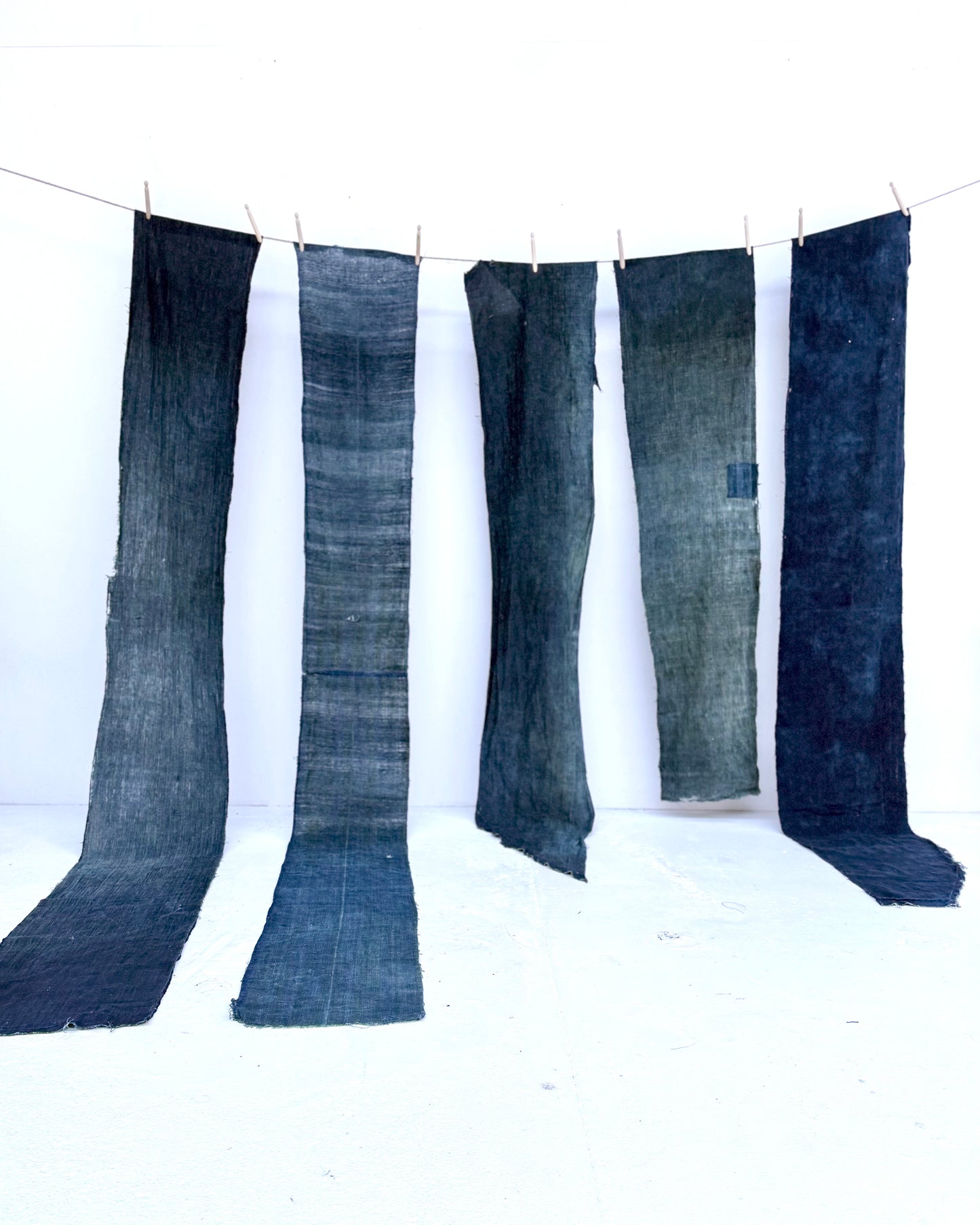 Vintage Handloom Indigo Cotton from Laos