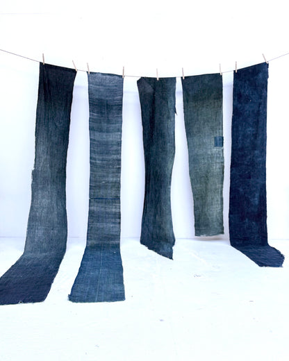 Vintage Handloom Indigo Cotton from Laos