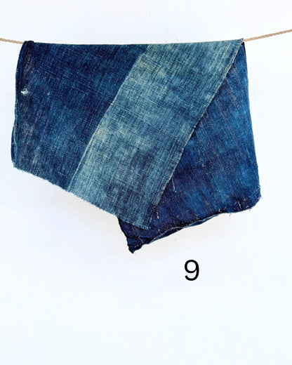 Vintage Handloom Indigo Cotton from Laos
