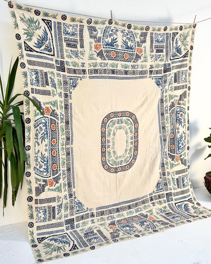 Chinese Double Sided Printed Textile or Bedcover - Biggs & Hill