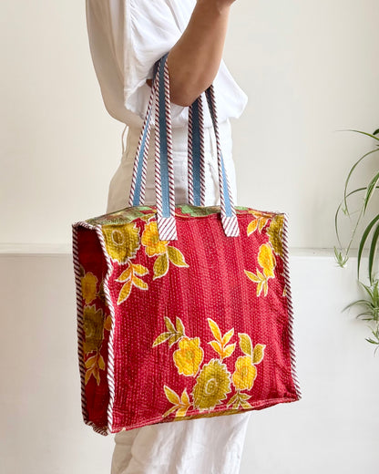 Vintage Kantha Tote Bag 08 - Biggs & Hill