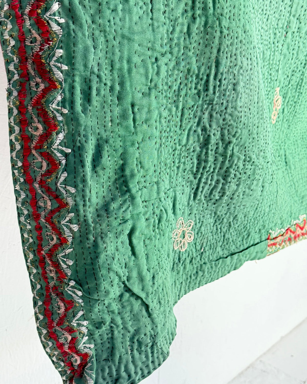 Small Ralli Quilt In Geometric Patchwork - Biggs & Hill