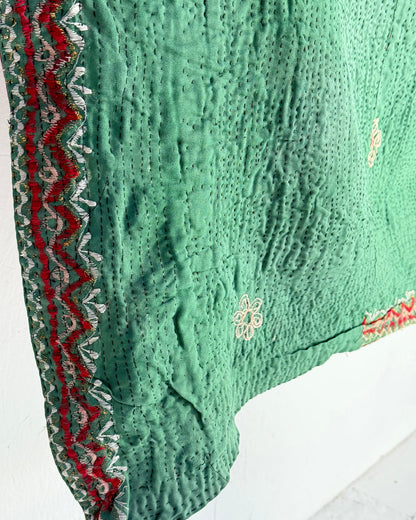 Small Ralli Quilt In Geometric Patchwork - Biggs & Hill
