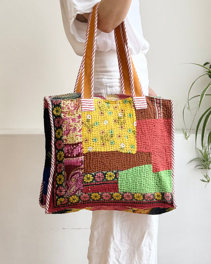 Vintage Kantha Tote Bag 10 - Biggs & Hill