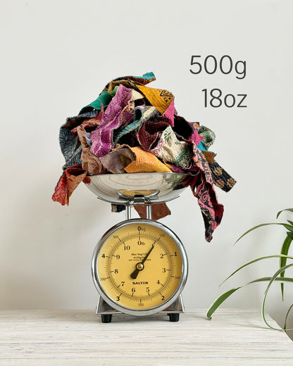 Kantha Fabric Scrap Offcuts - Biggs & Hill