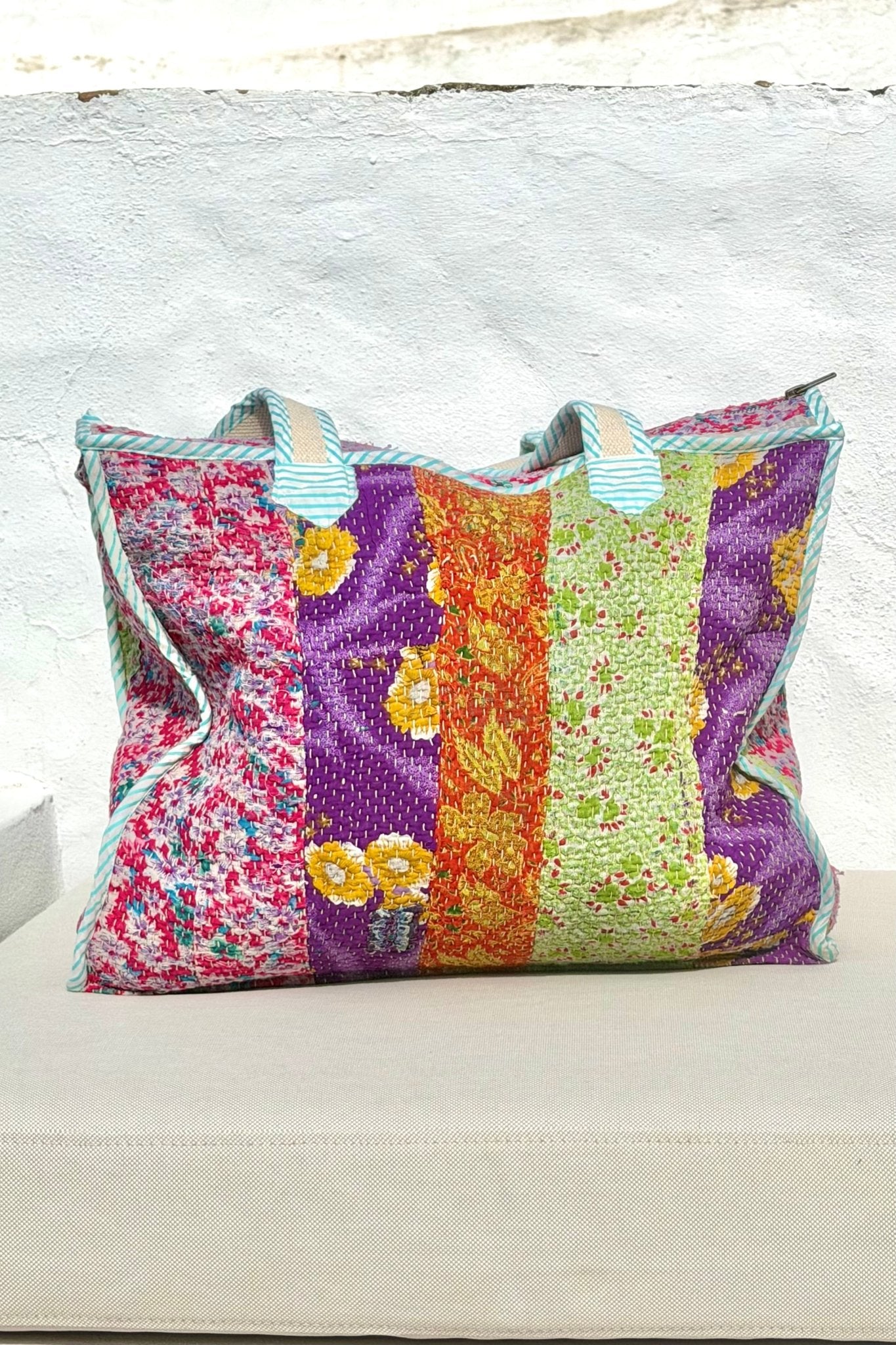 Vintage Kantha Tote Bag 03 - Biggs & Hill