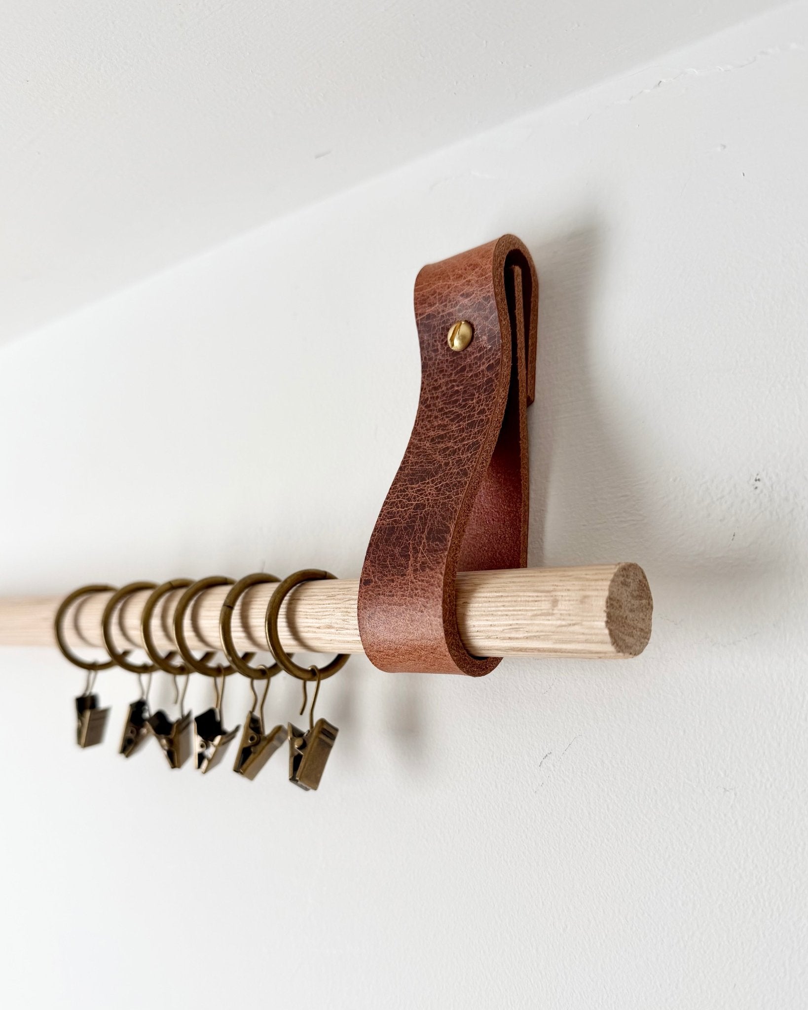 Leather Pole Hanging Kit (Copy) - Biggs & Hill