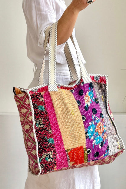 Vintage Kantha Tote Bag 06 - Biggs & Hill