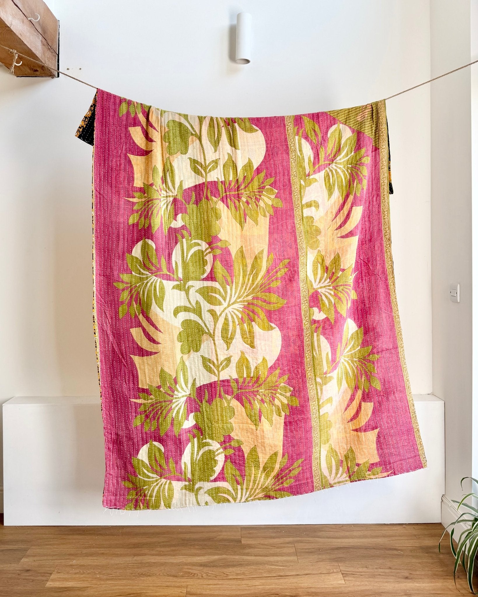 Vintage Sari Kantha Quilt 7 - Biggs & Hill