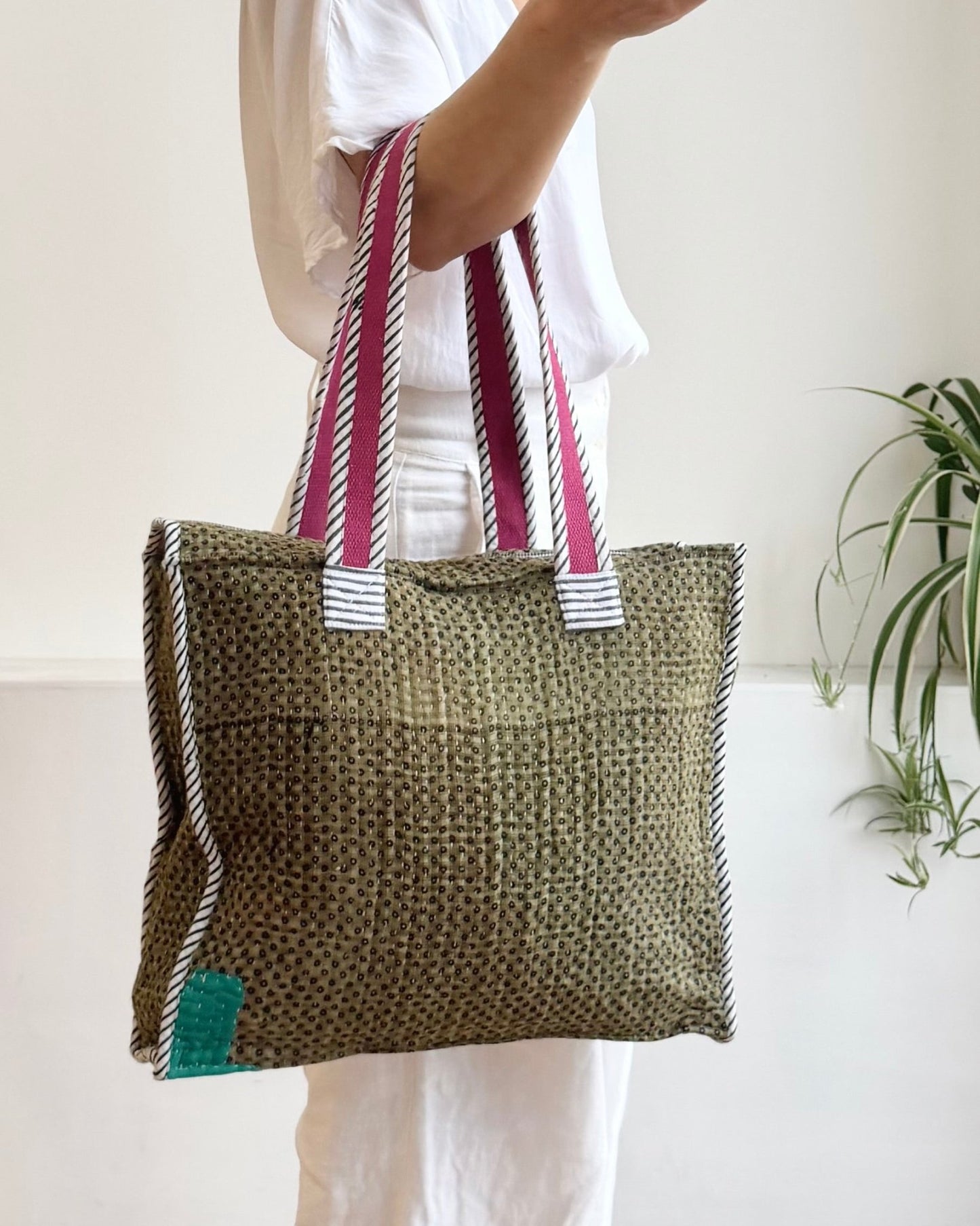 Vintage Kantha Tote Bag 04 - Biggs & Hill