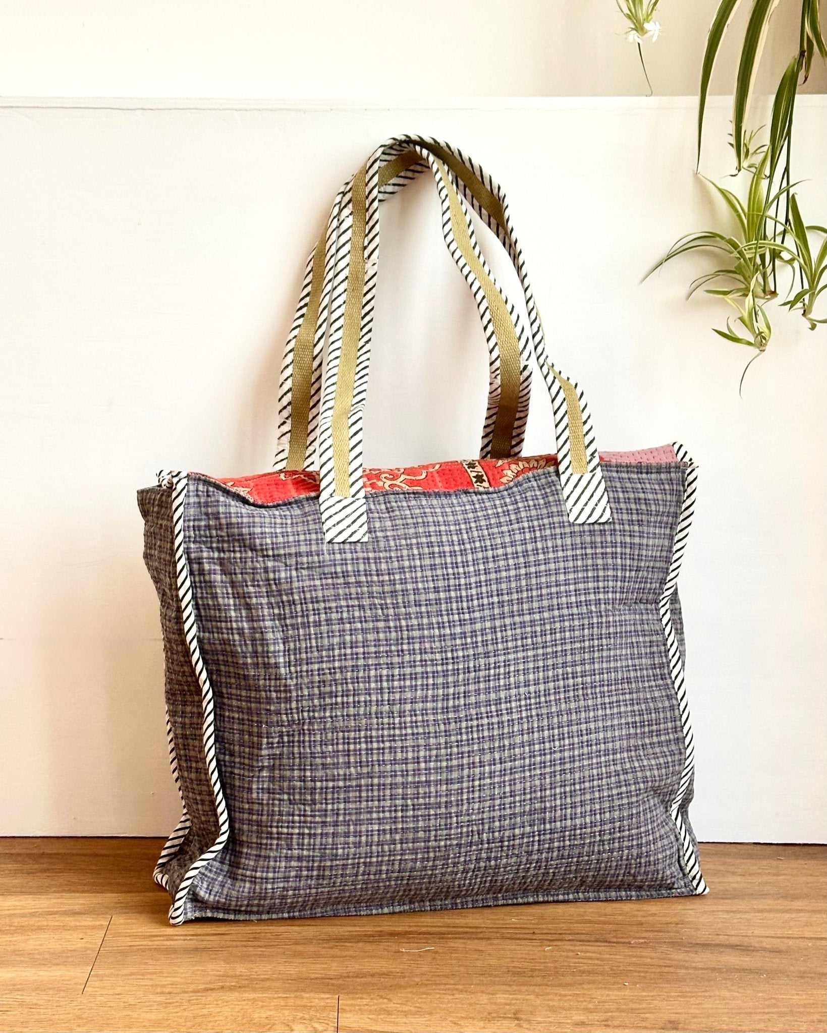 Vintage Kantha Tote Bag 03 - Biggs & Hill