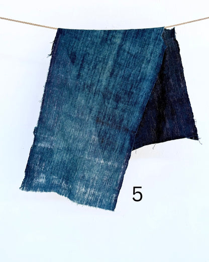 Vintage Handloom Indigo Cotton from Laos