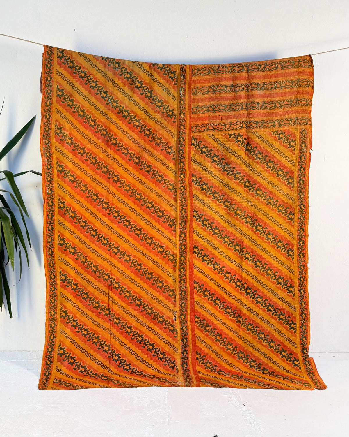 Project Kantha Quilt: Pink and Orange