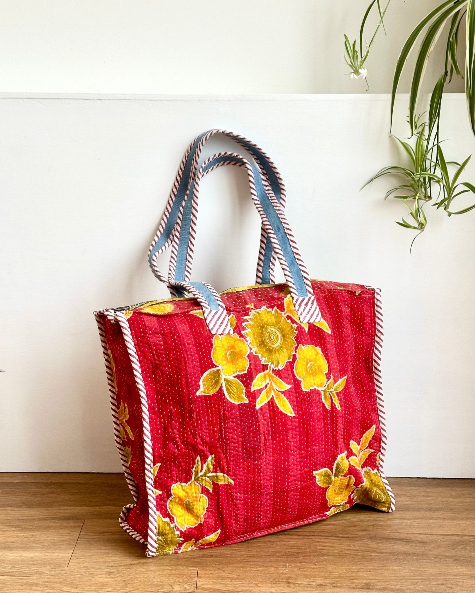 Vintage Kantha Tote Bag 08 - Biggs & Hill